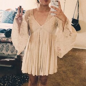 Cream Free People Dress